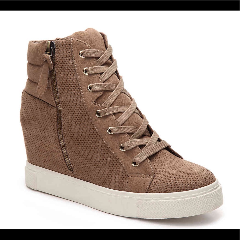 Steve Madden Lynn High-Top Wedge Sneakers